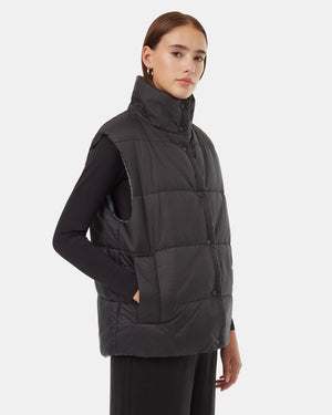 Black-Reversible-Water-Repellent-Oversized-Fit-Vest