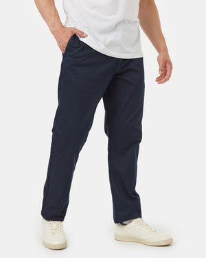 Blue-Mid-Rise-Full-Length-Straight-Pants