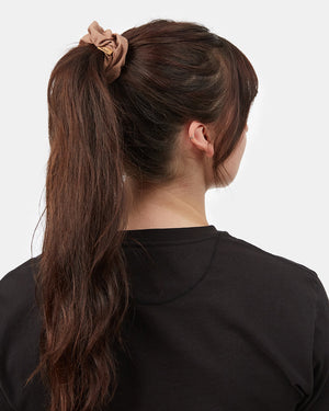 Black,Brown 3-Pack Hair Loop Scrunchies