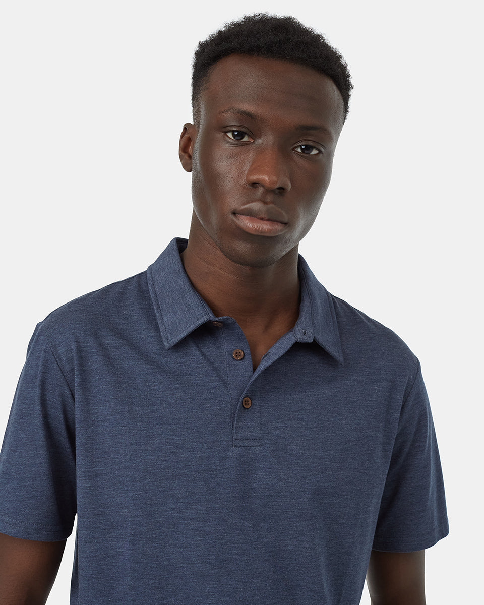 Short sleeve polo neck sales