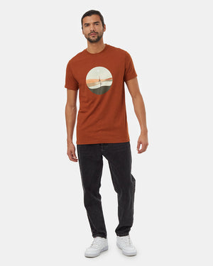 Brown-Recycled-Polyester-Graphic-Tee