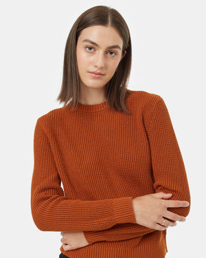 Brown-Women_s-Organic-Cotton-Knit-Sweater