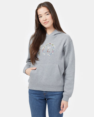 Gray Women's Eco-Friendly Pullover Hoodie