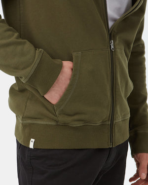 Green Men's Eco-Friendly Zip-Up Hoodie