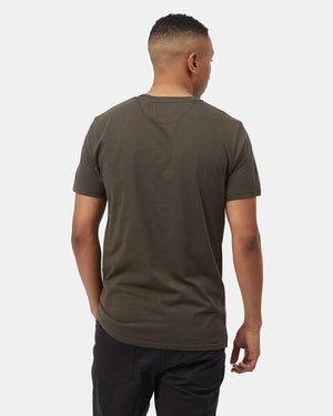 Green Men's Organic Cotton Graphic Tee