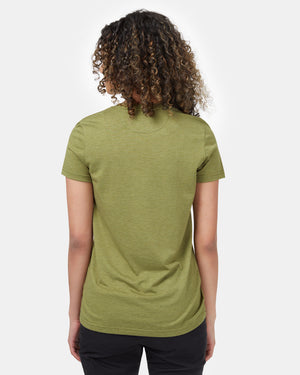 Green Recycled Polyester Crew Neck T-Shirt