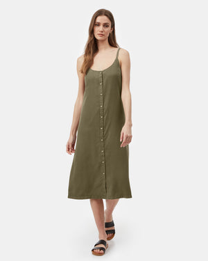 Green Summer Midi Dress