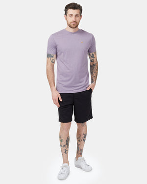 Purple Recycled Polyester Crew Neck Tee