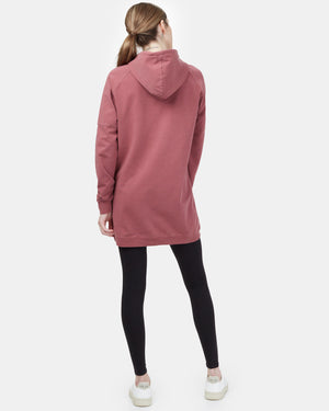 Red Fleece Pullover Dress