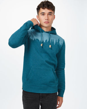 Blue Treelinen Graphic Pullover