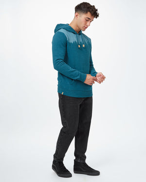 Blue Treelinen Graphic Pullover