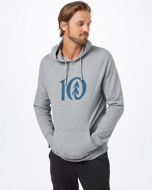 Gray Men's Organic Cotton Pullover Hoodie